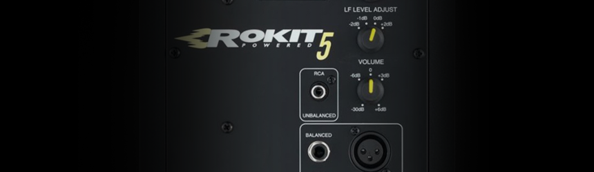 KRK Rokit RP5 G3 Black Gold Back