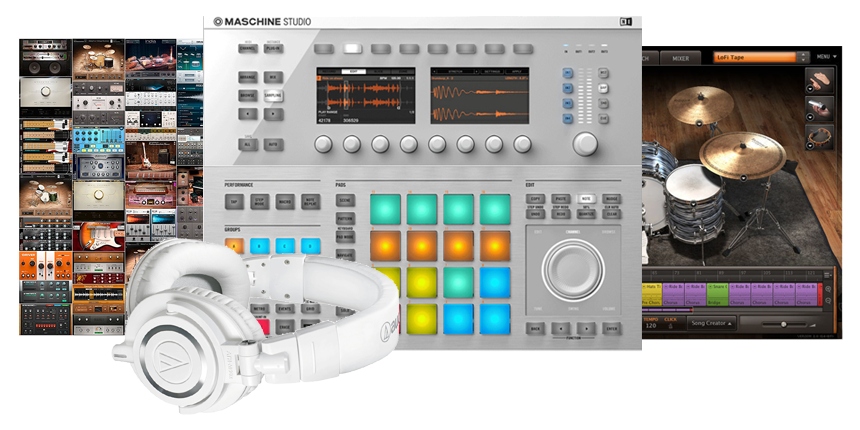 Native Instruments Maschine Studio (White) Packages