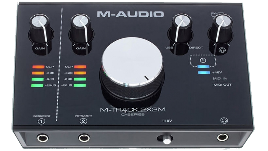 M-Audio M-Track 2X2M Audio Interface Front