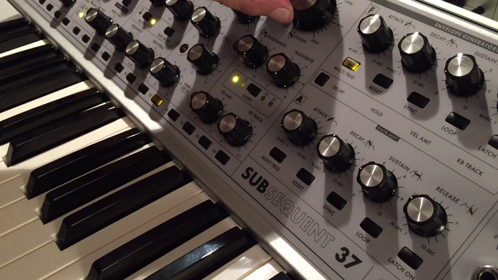 Moog Subsequent 37 Tribute Close Up
