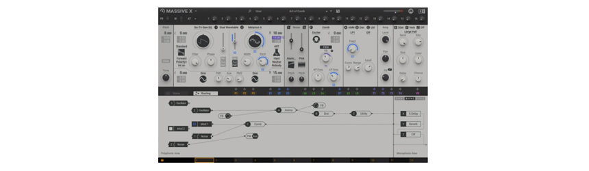 Native Instruments Massive X Routing