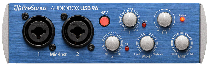 Presonus Audiobox USB 96  Audio Interface Front