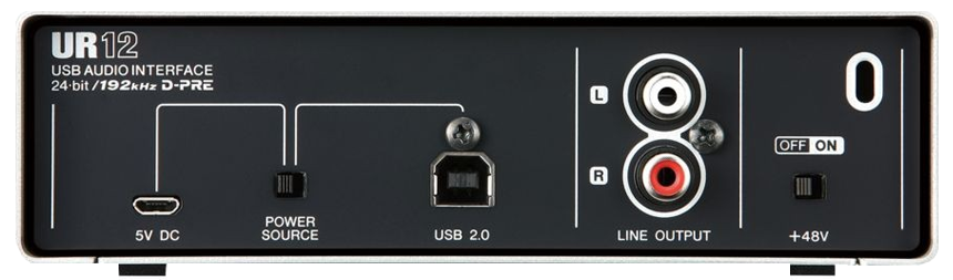 Steinberg UR-12 Audio Interface Back