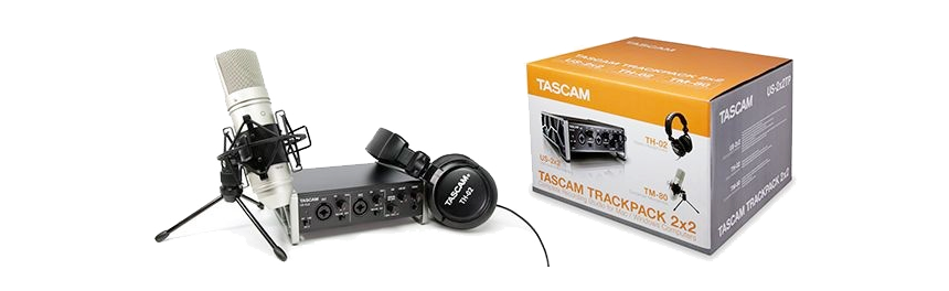 Tascam Track Pack 2 x 2 Home Recording Package