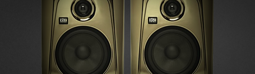 KRK Rokit RP5 G3 Black Gold Front