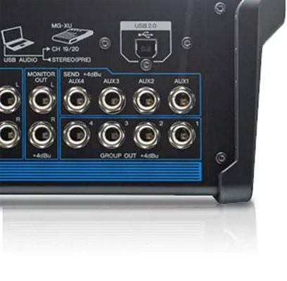 Yamaha MG-XU Mixers Connectivity